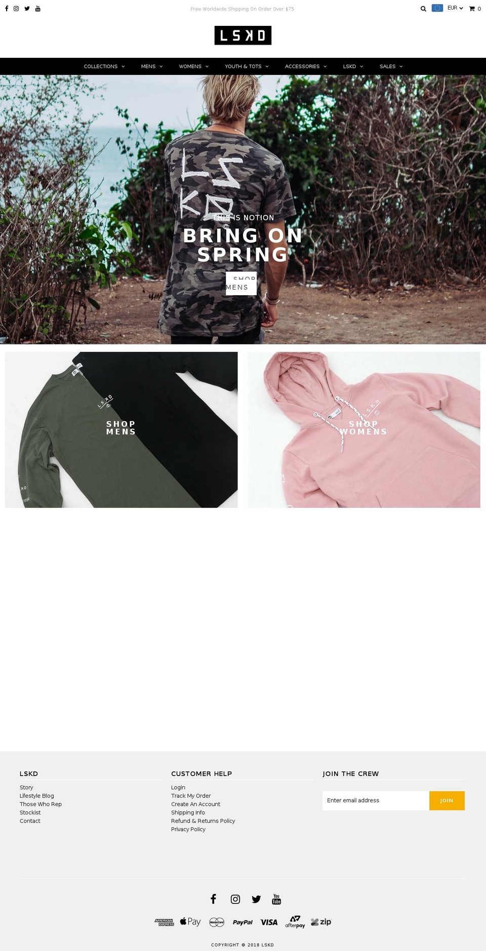 loosekidindustries.com shopify website screenshot