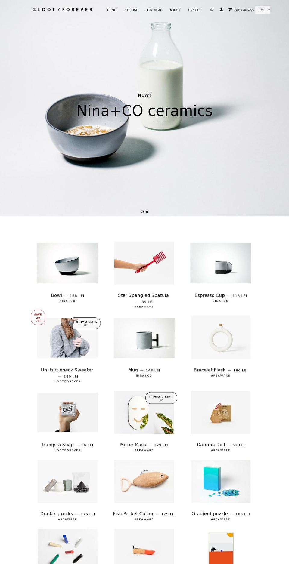 lootforever.com shopify website screenshot