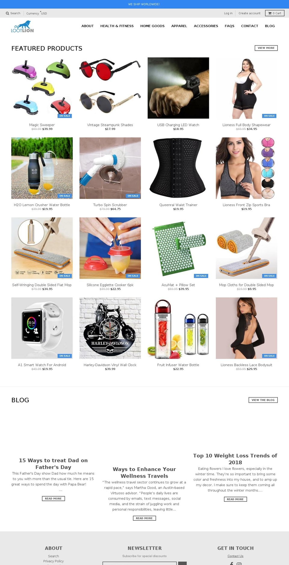 lootlion.com shopify website screenshot