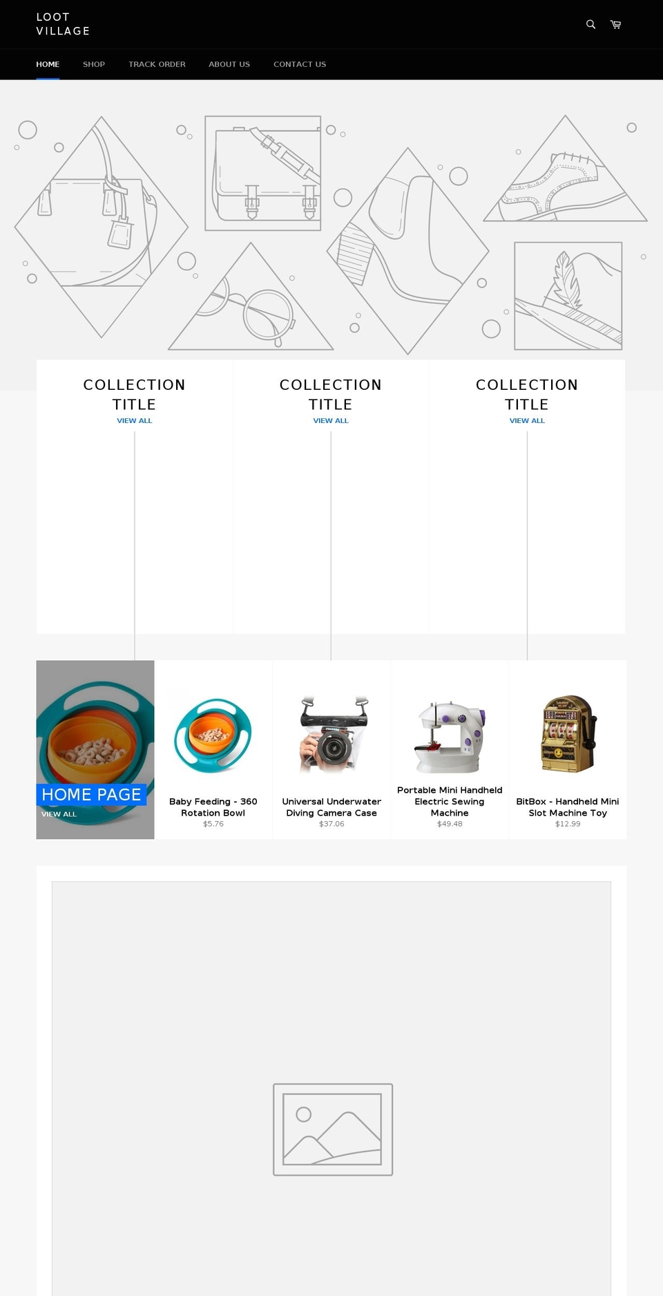 lootvillage.com — Shopify storefront screenshot
