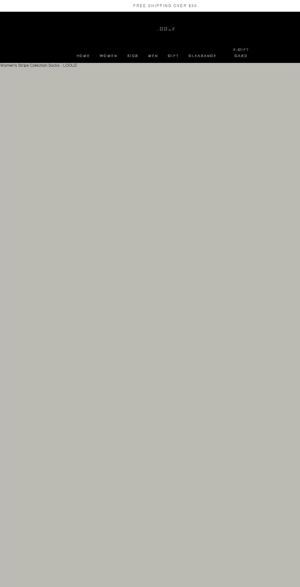 loouz.com shopify website screenshot