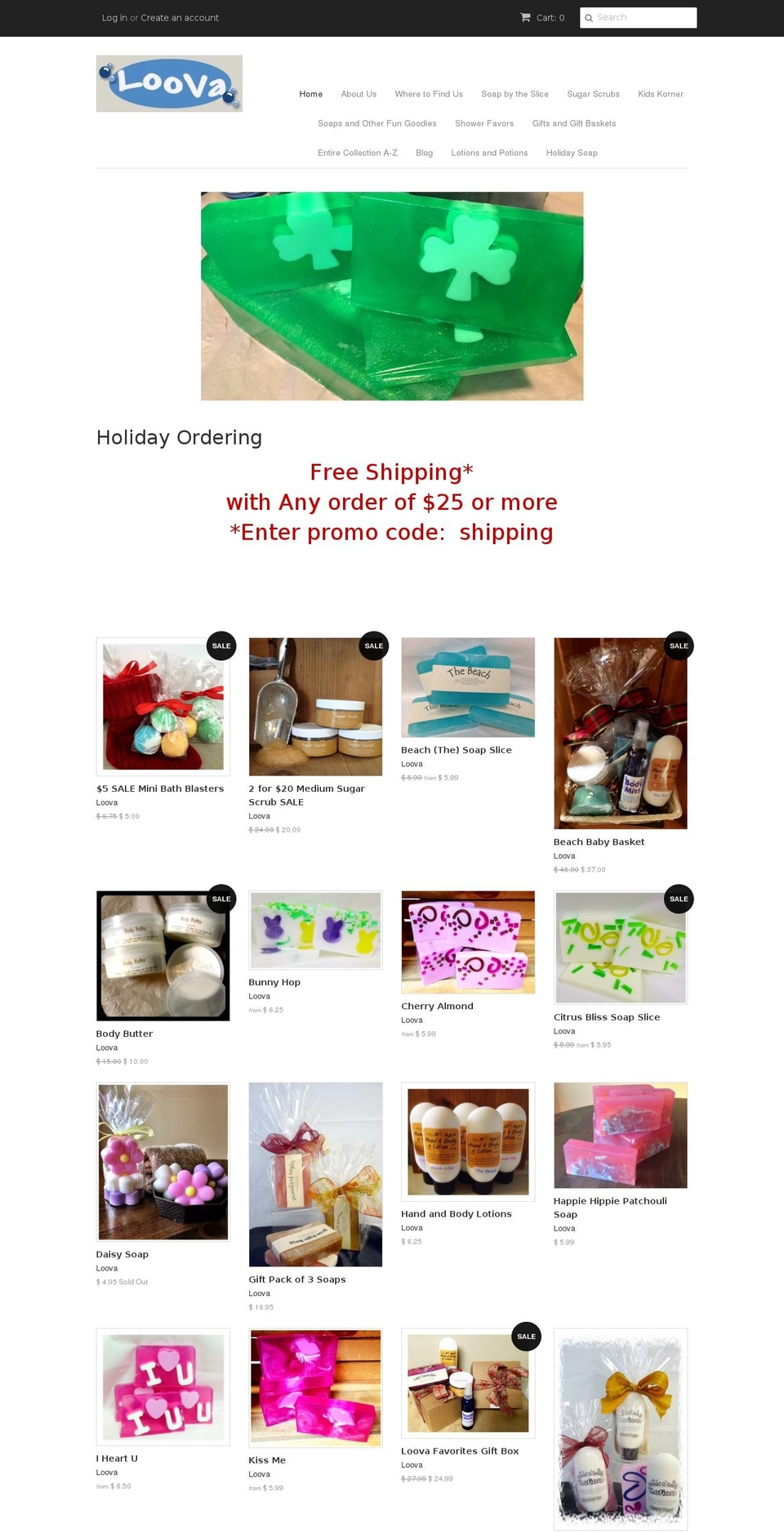 loova.com shopify website screenshot