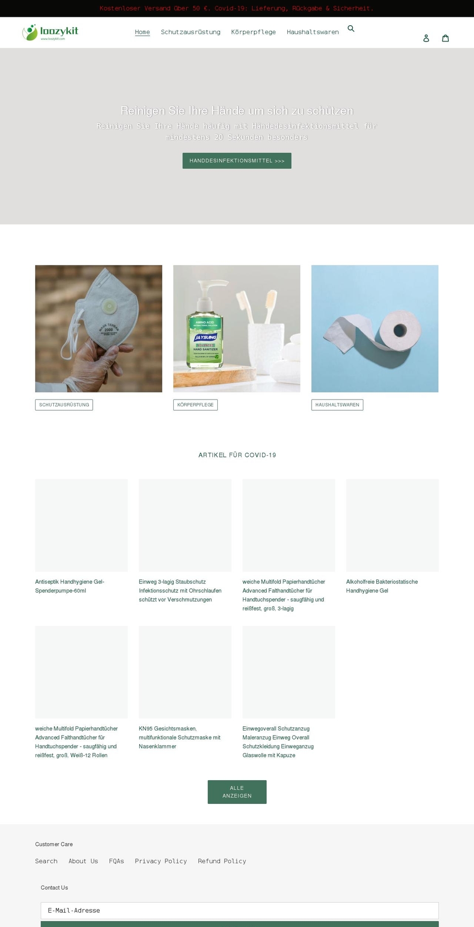 loozykit.com shopify website screenshot