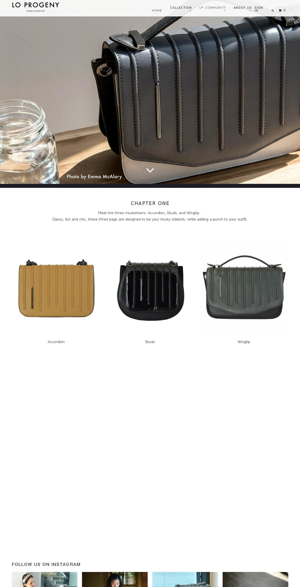 loprogeny.com shopify website screenshot