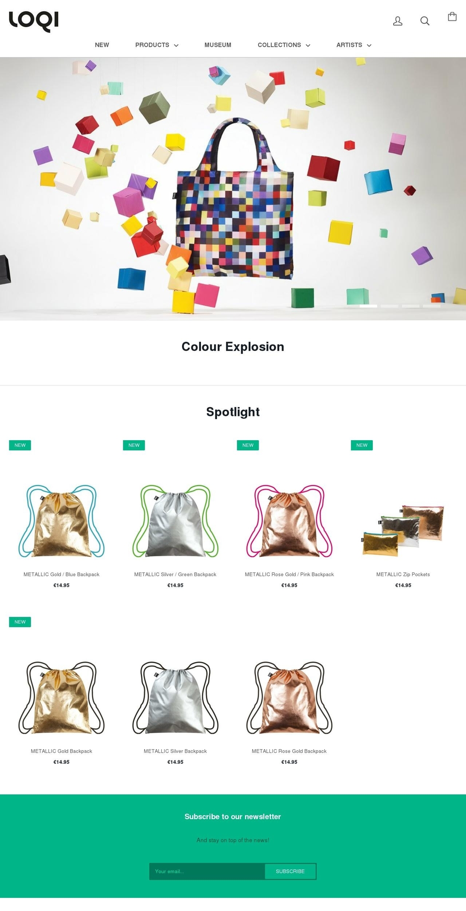 loqi.eu shopify website screenshot