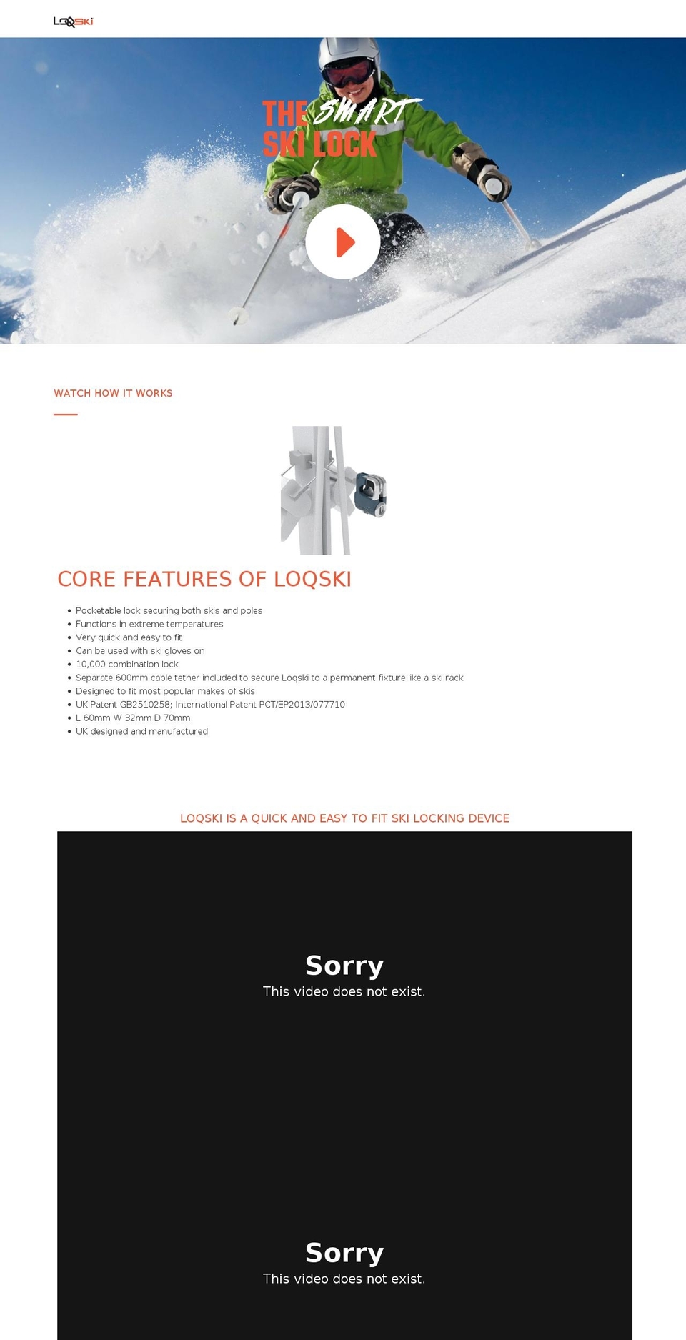 loqski.cn shopify website screenshot