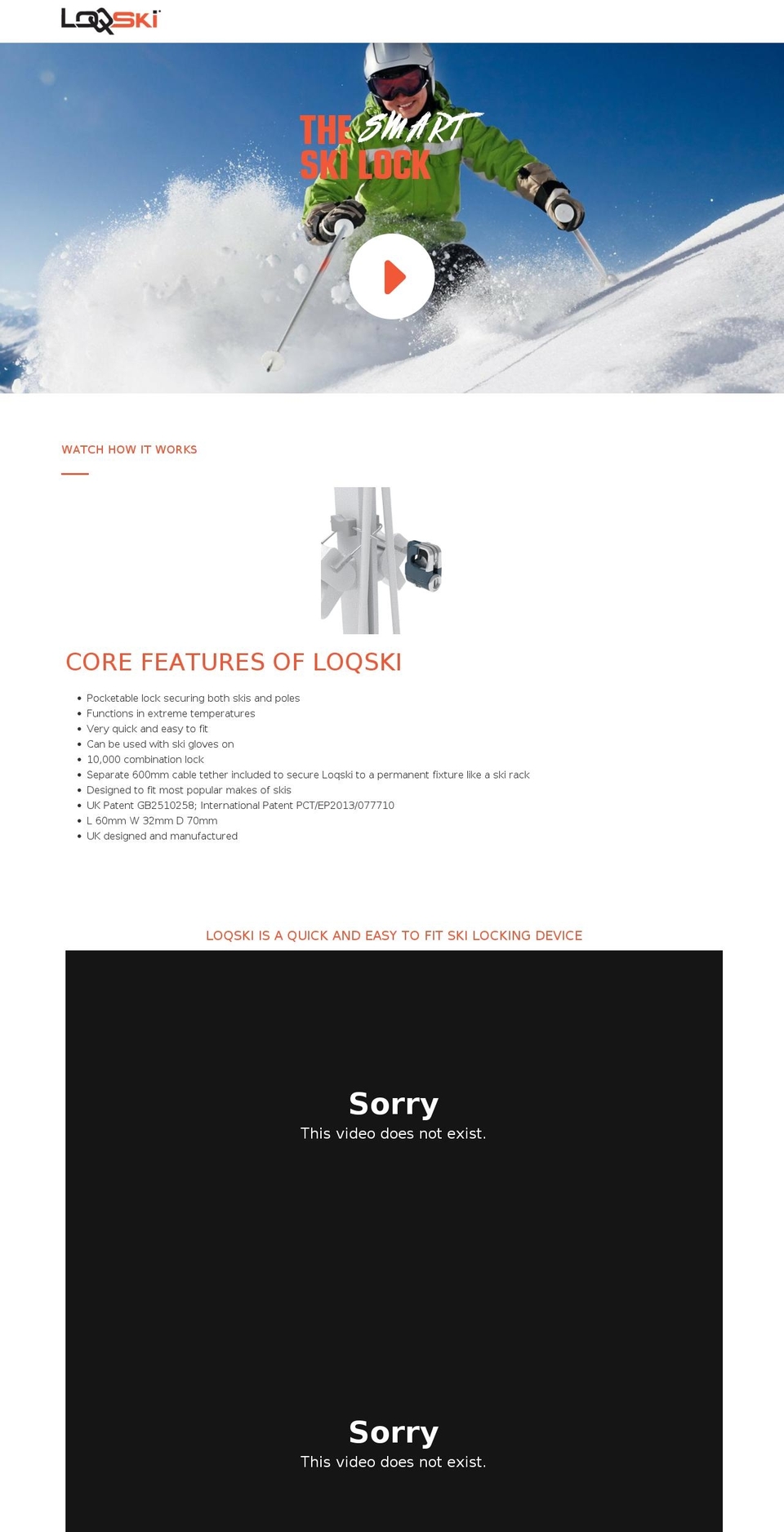 loqskiboard.com shopify website screenshot