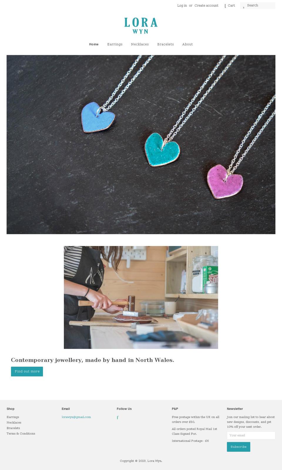 lorawyn.com shopify website screenshot
