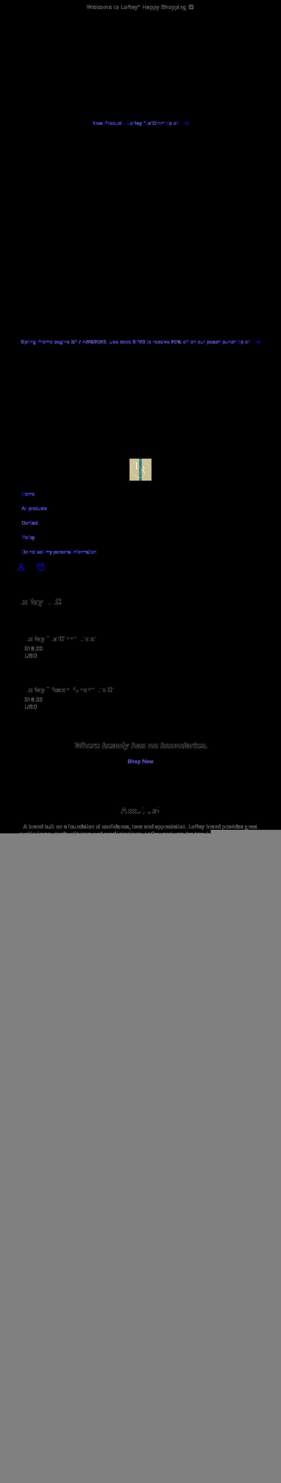 loray.org shopify website screenshot