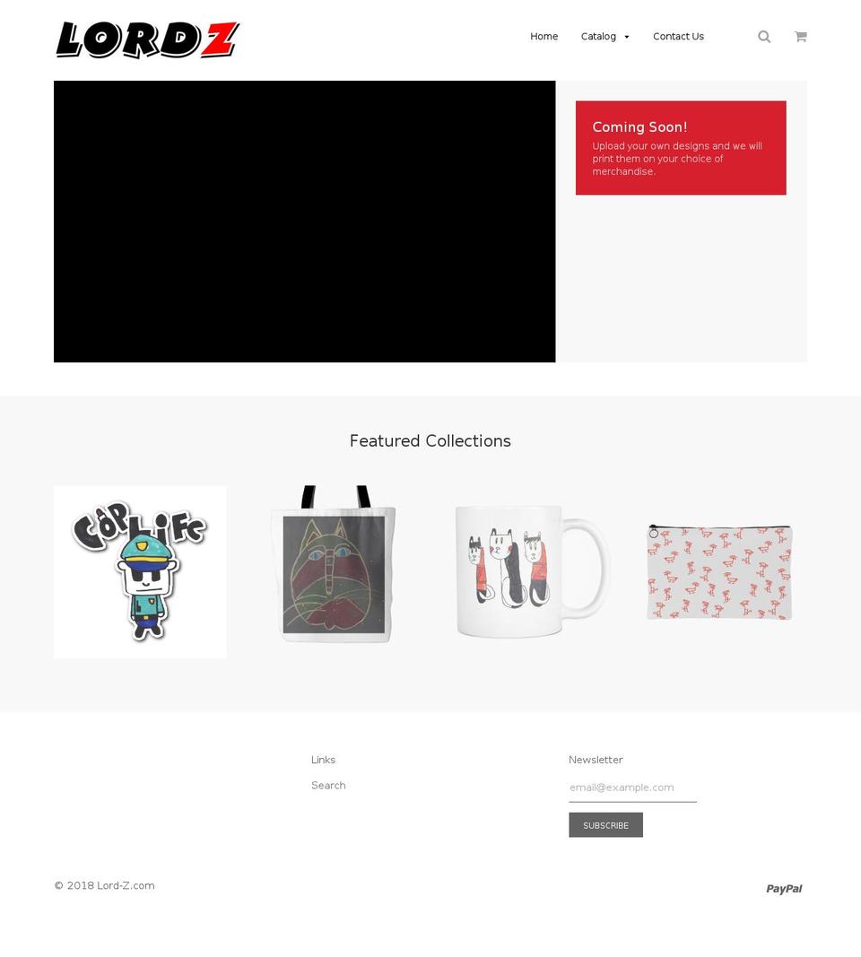 lord-z.com — Shopify storefront screenshot