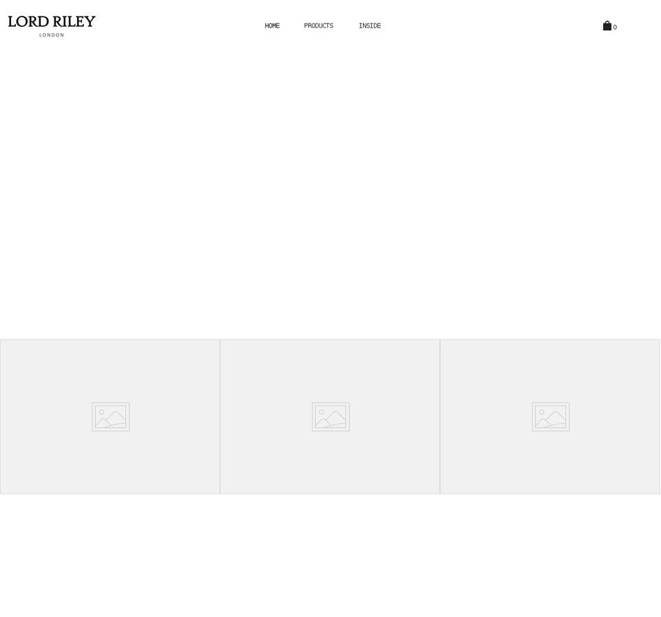 index1 Shopify theme site example lordriley.com