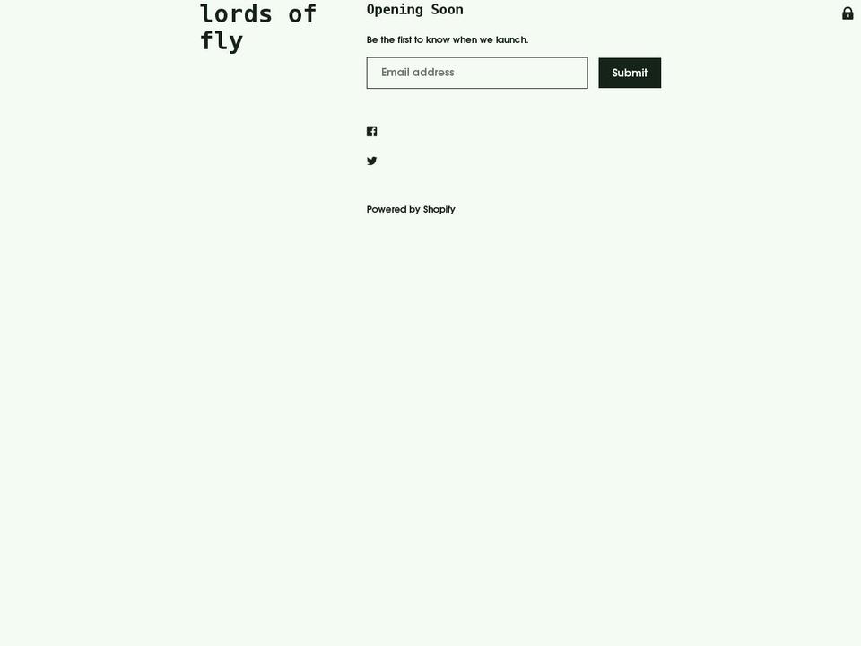 lordsoffly.com — Shopify storefront screenshot