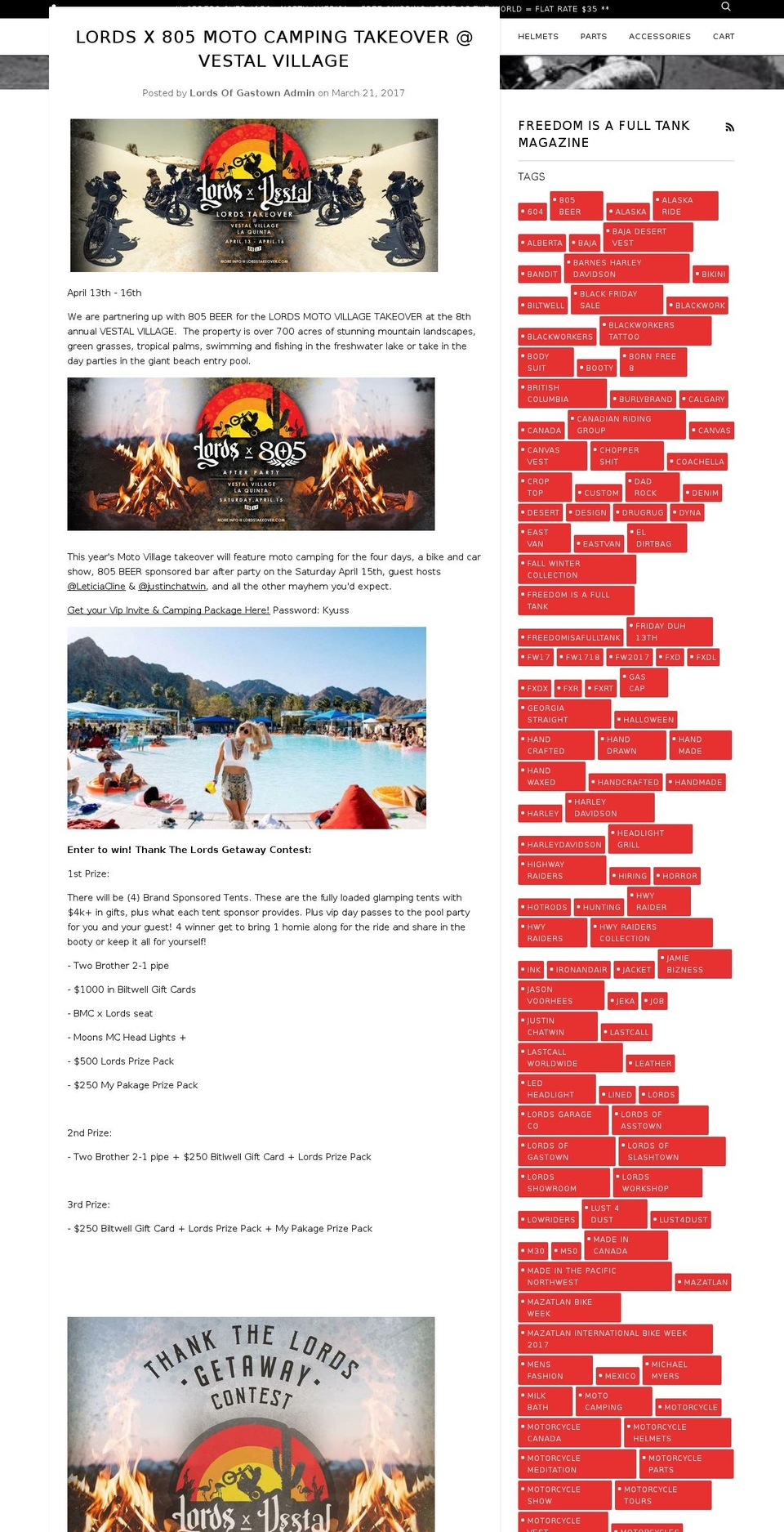lordstakeover.com — Shopify storefront screenshot