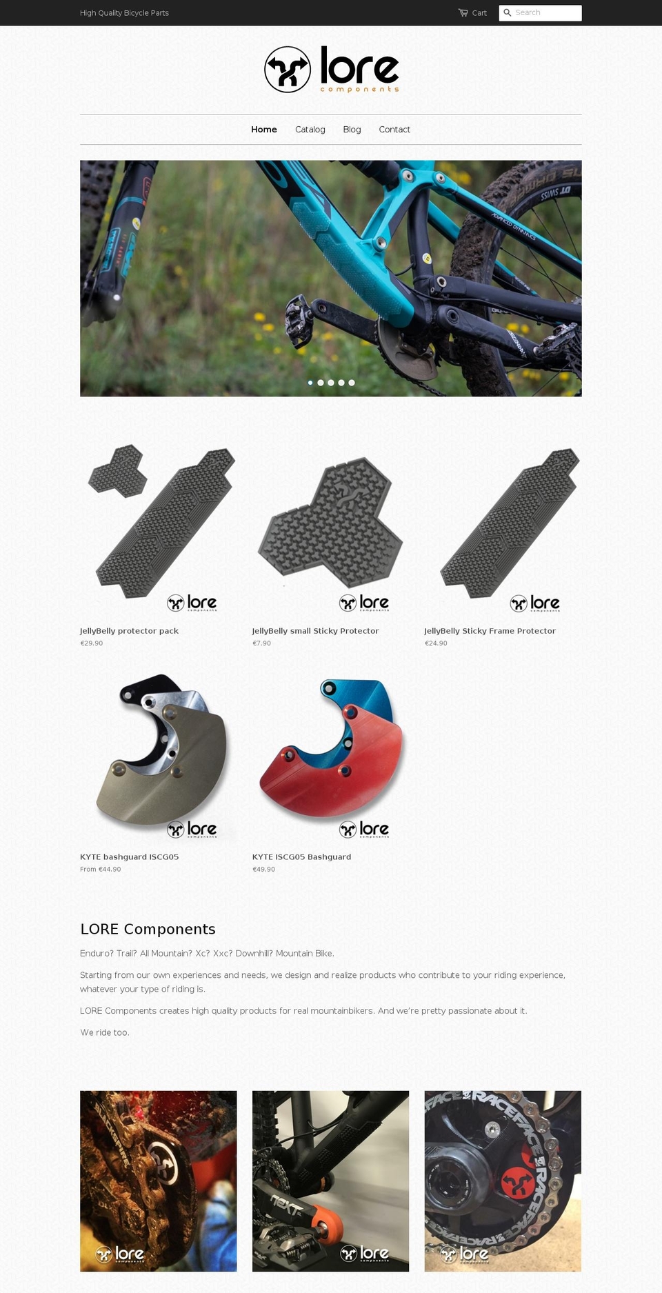 lore-components.com — Shopify storefront screenshot
