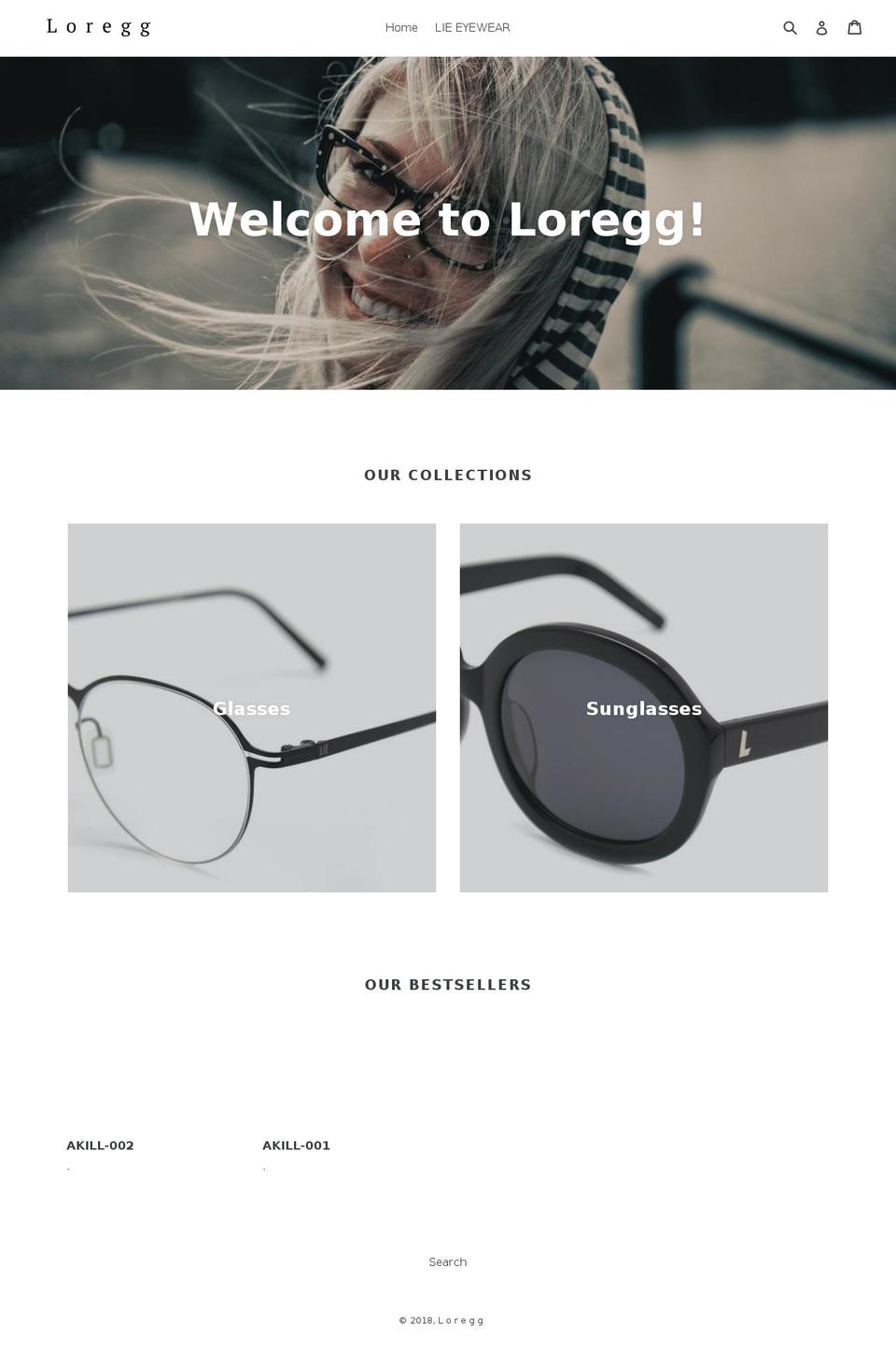 loregg.com — Shopify storefront screenshot