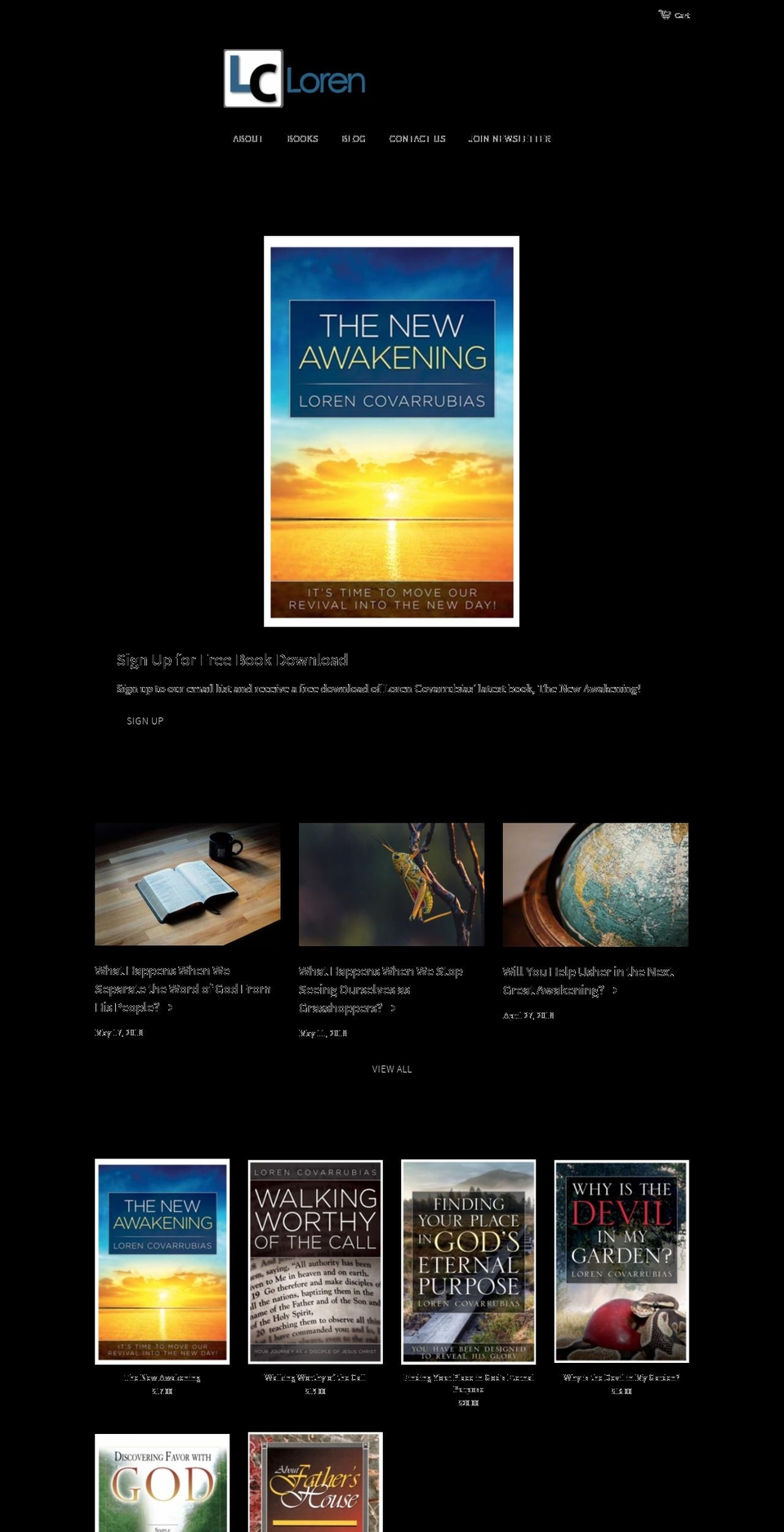 lorenrcovarrubias.com shopify website screenshot