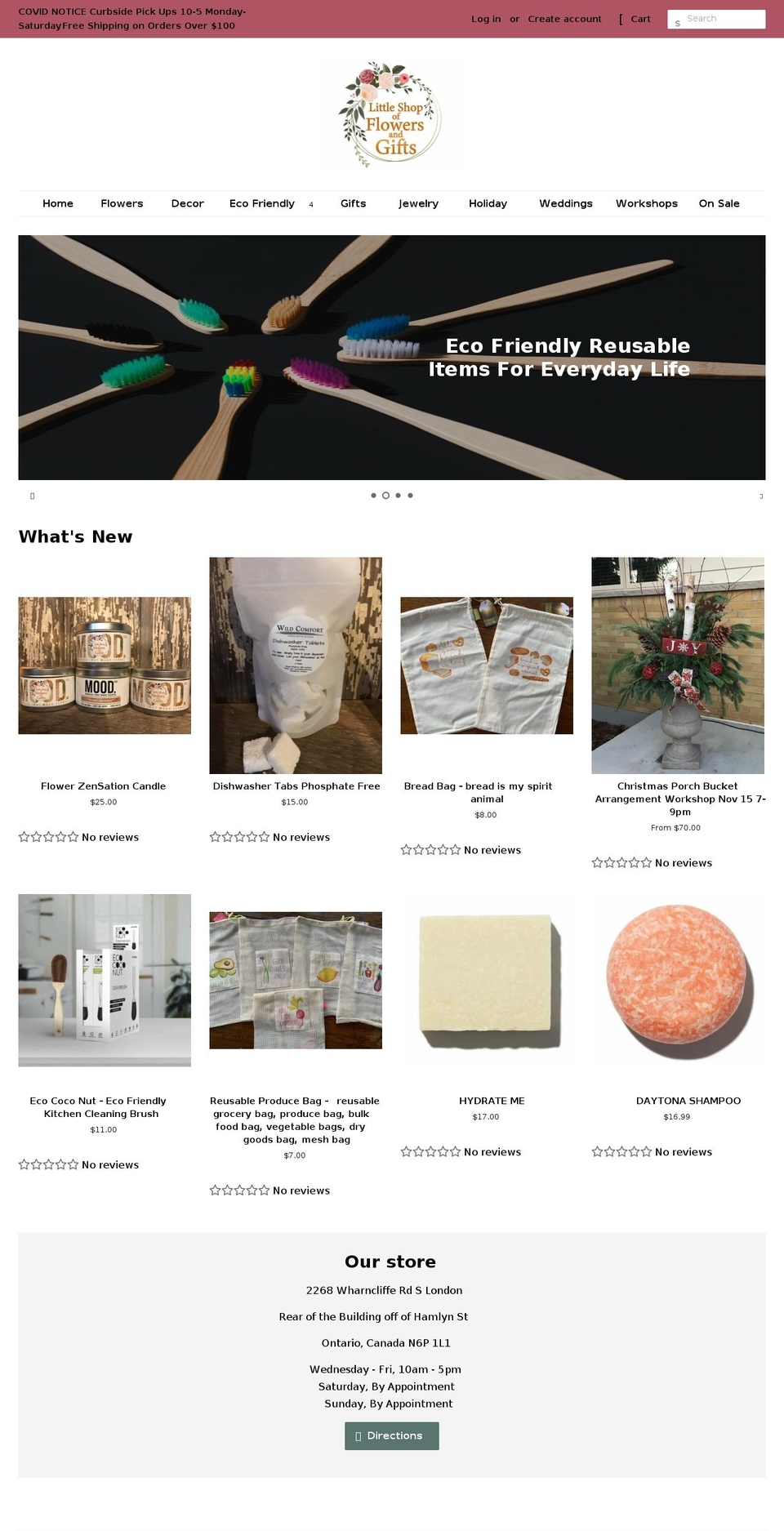 lorislittleshop.com shopify website screenshot