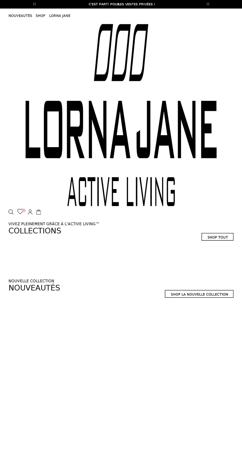lornajanefrance.com shopify website screenshot