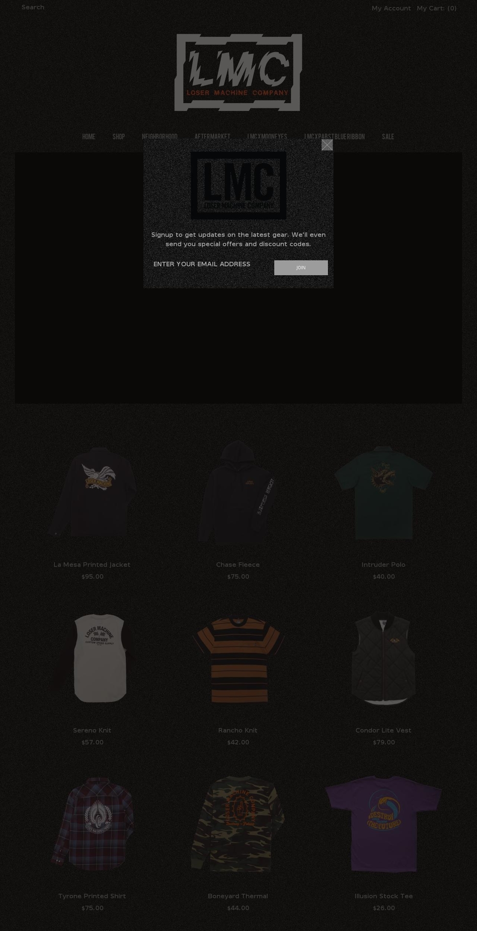 losermachine.info shopify website screenshot