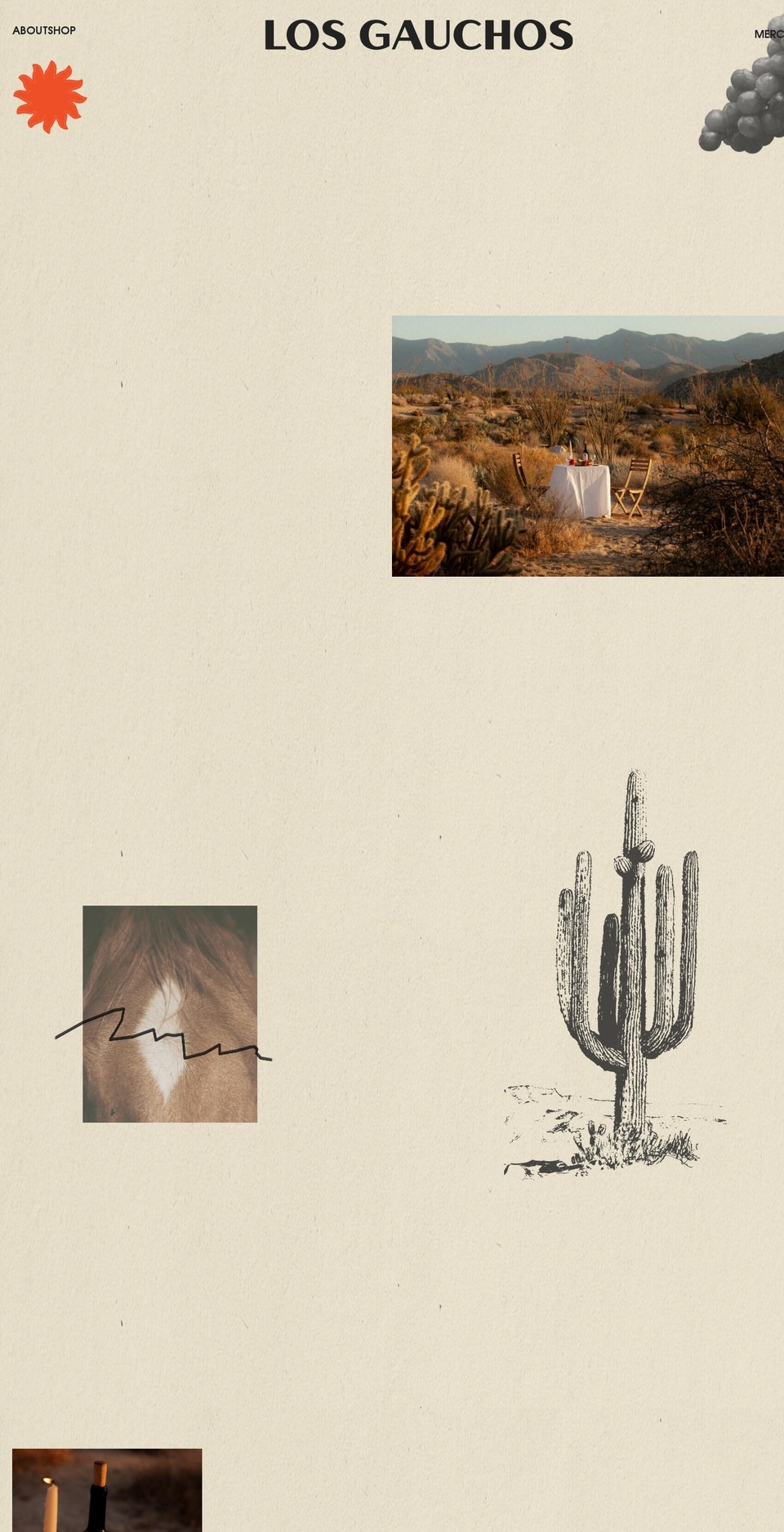 losgauchoswines.com shopify website screenshot