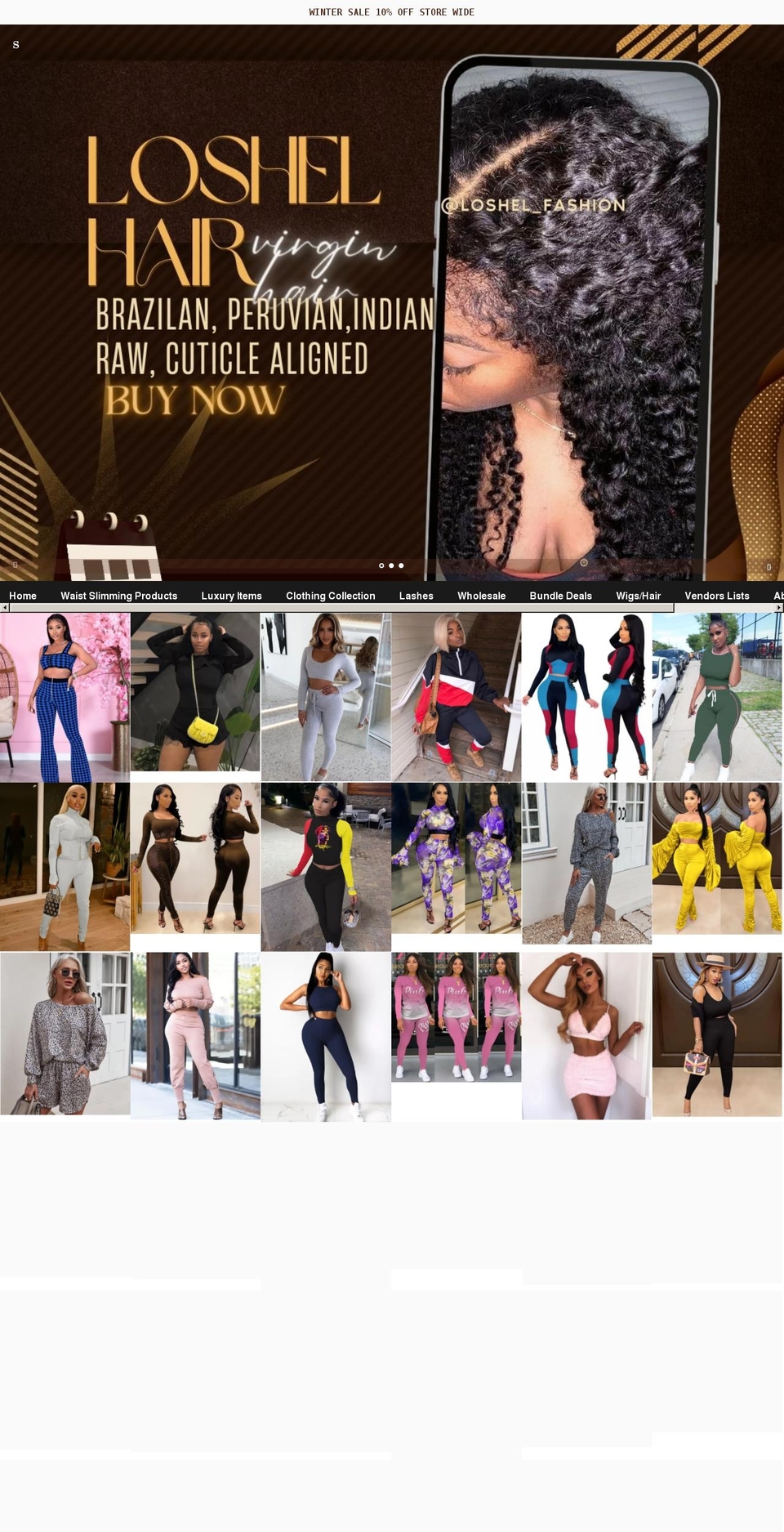 loshelplace.com shopify website screenshot