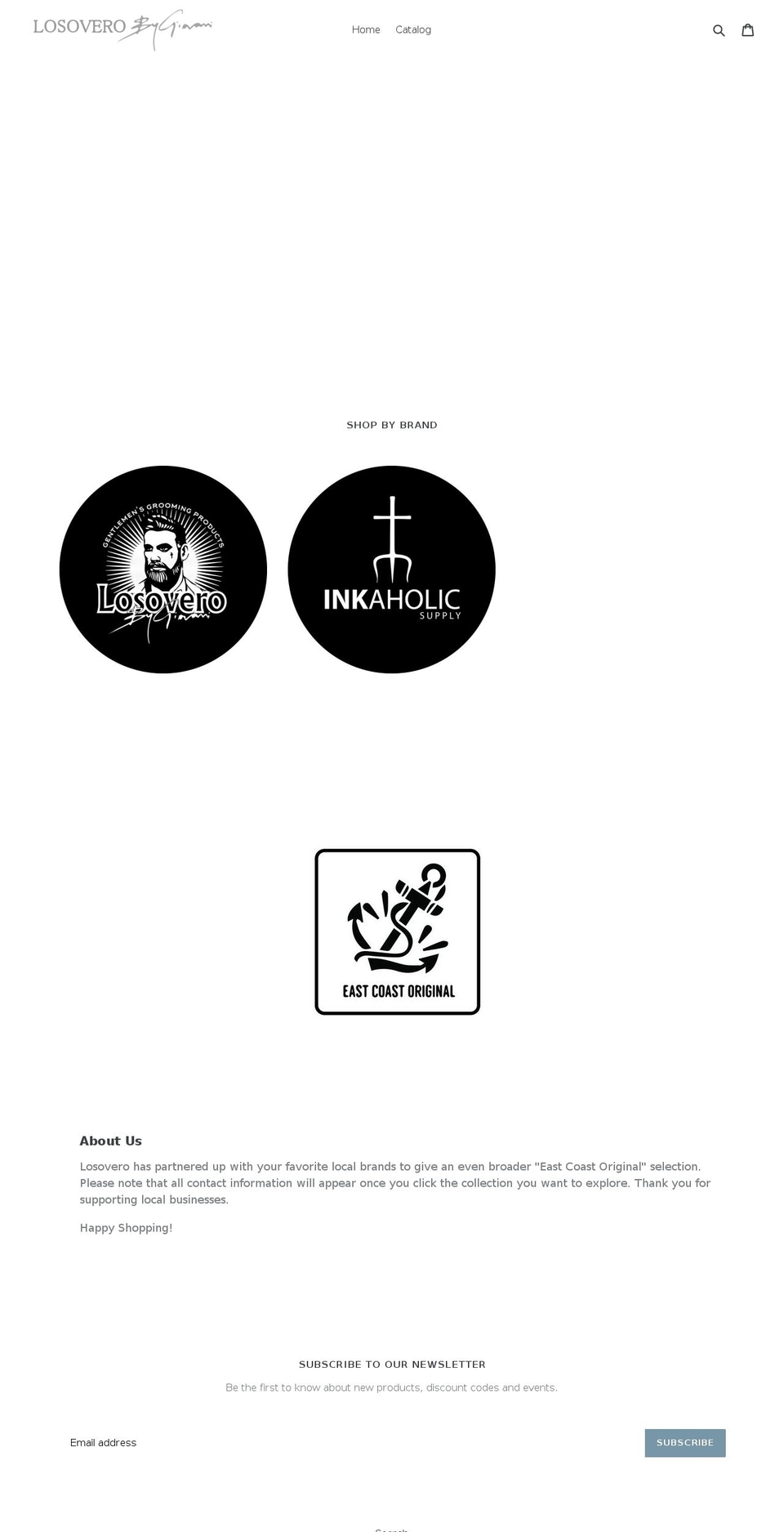 losovero.com shopify website screenshot