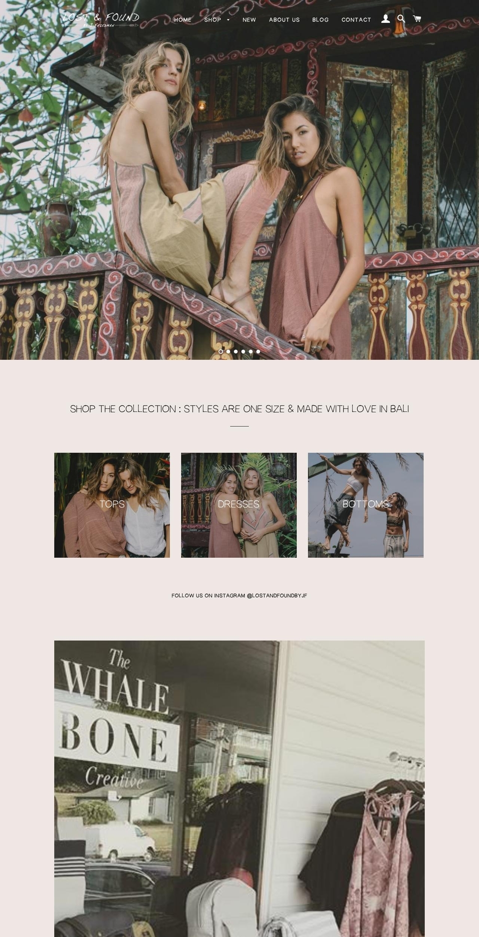 lostandfoundbyjfriedman.com — Shopify storefront screenshot