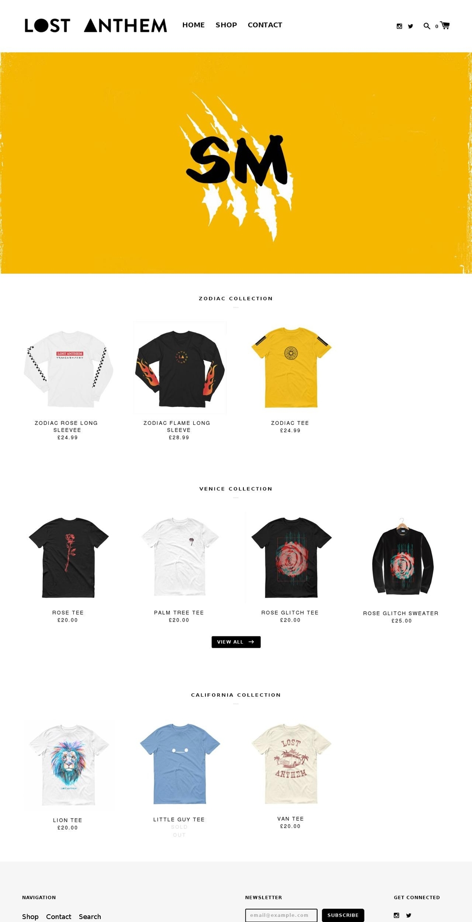 lostanthemclo.com — Shopify storefront screenshot