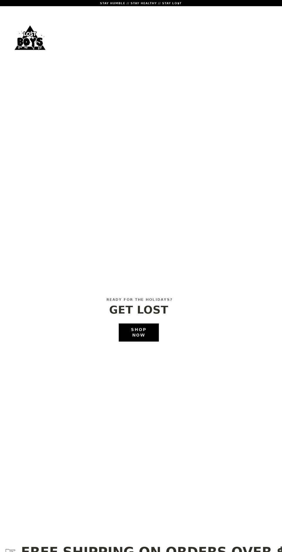lostboysmvmnt.com — Shopify storefront screenshot