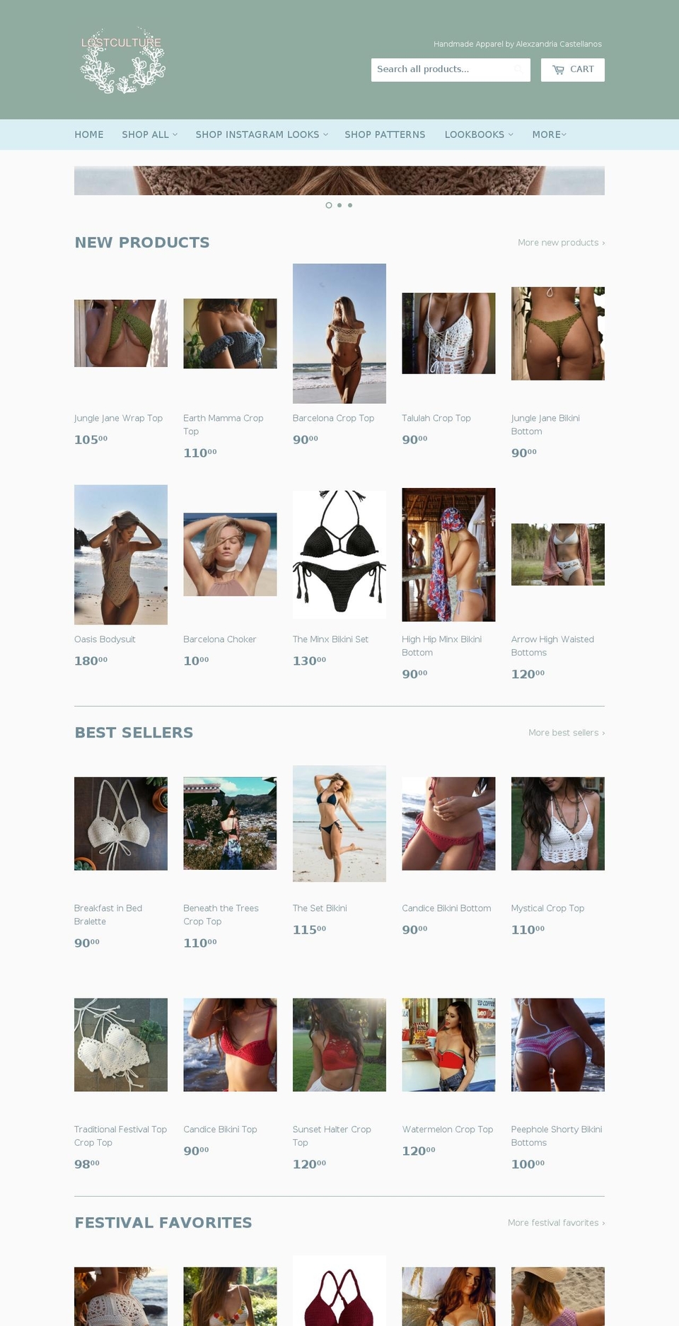 lostculture.us shopify website screenshot