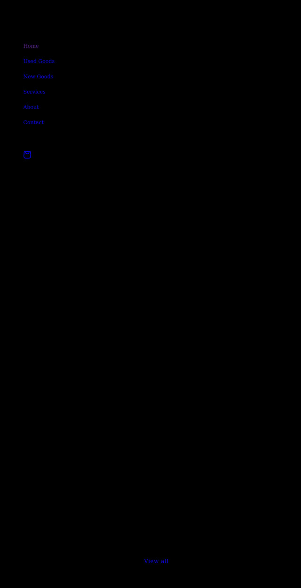 lostgoods.com shopify website screenshot