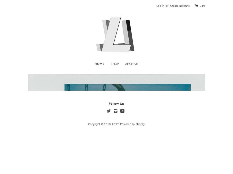 losthtx.com shopify website screenshot