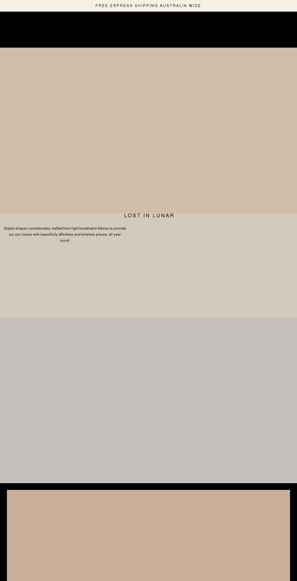 lostinlunar.com shopify website screenshot