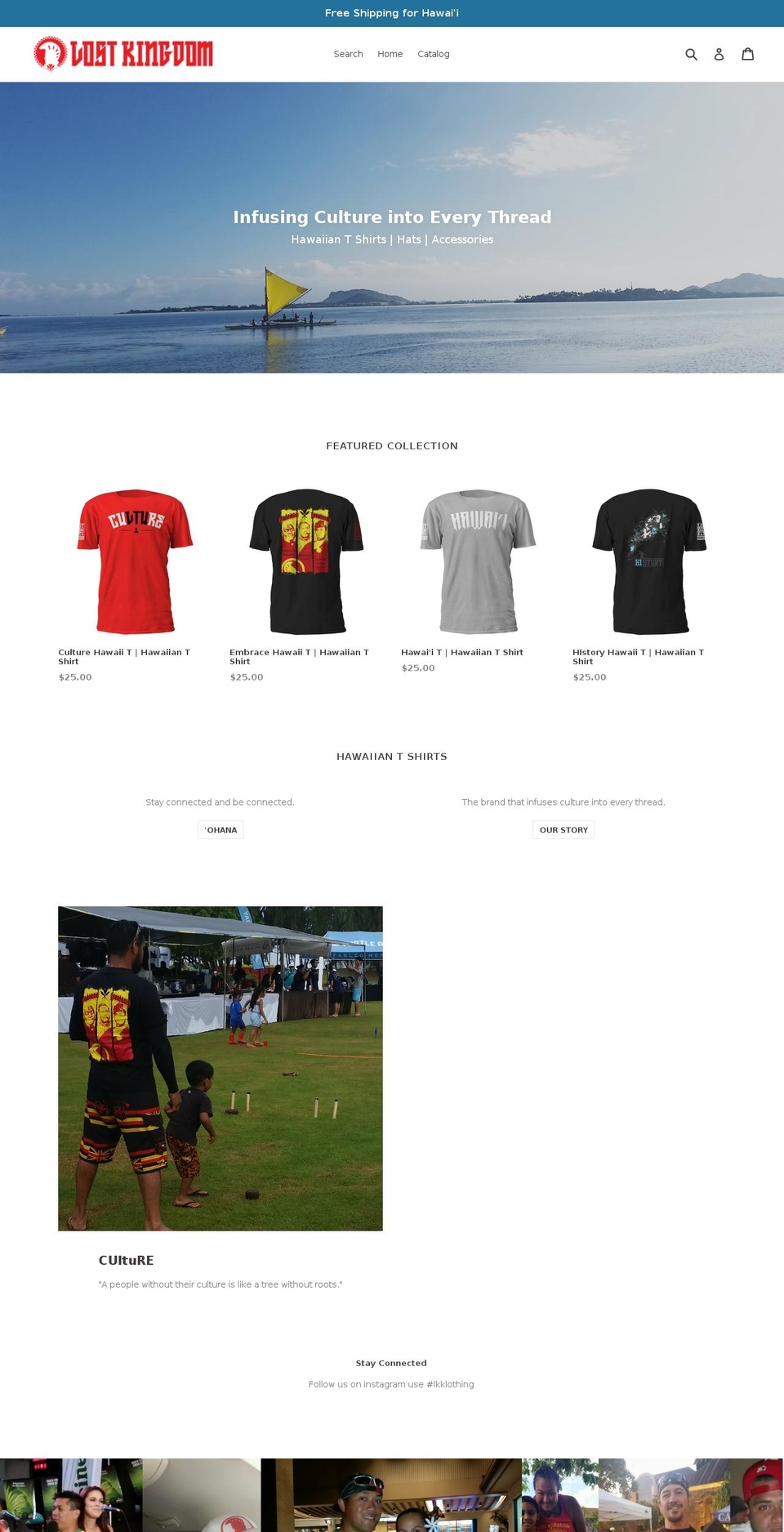 lostkingdomklothing.com shopify website screenshot