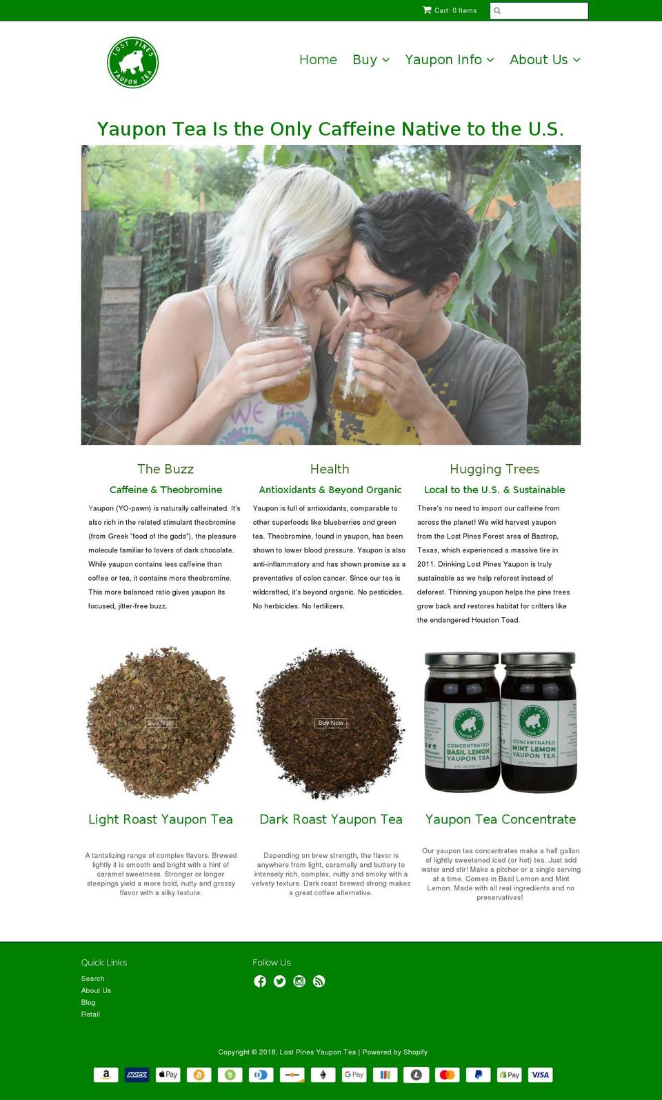 www-lostpinesyaupon-com-minimal Shopify theme site example lostpinesyaupon.com