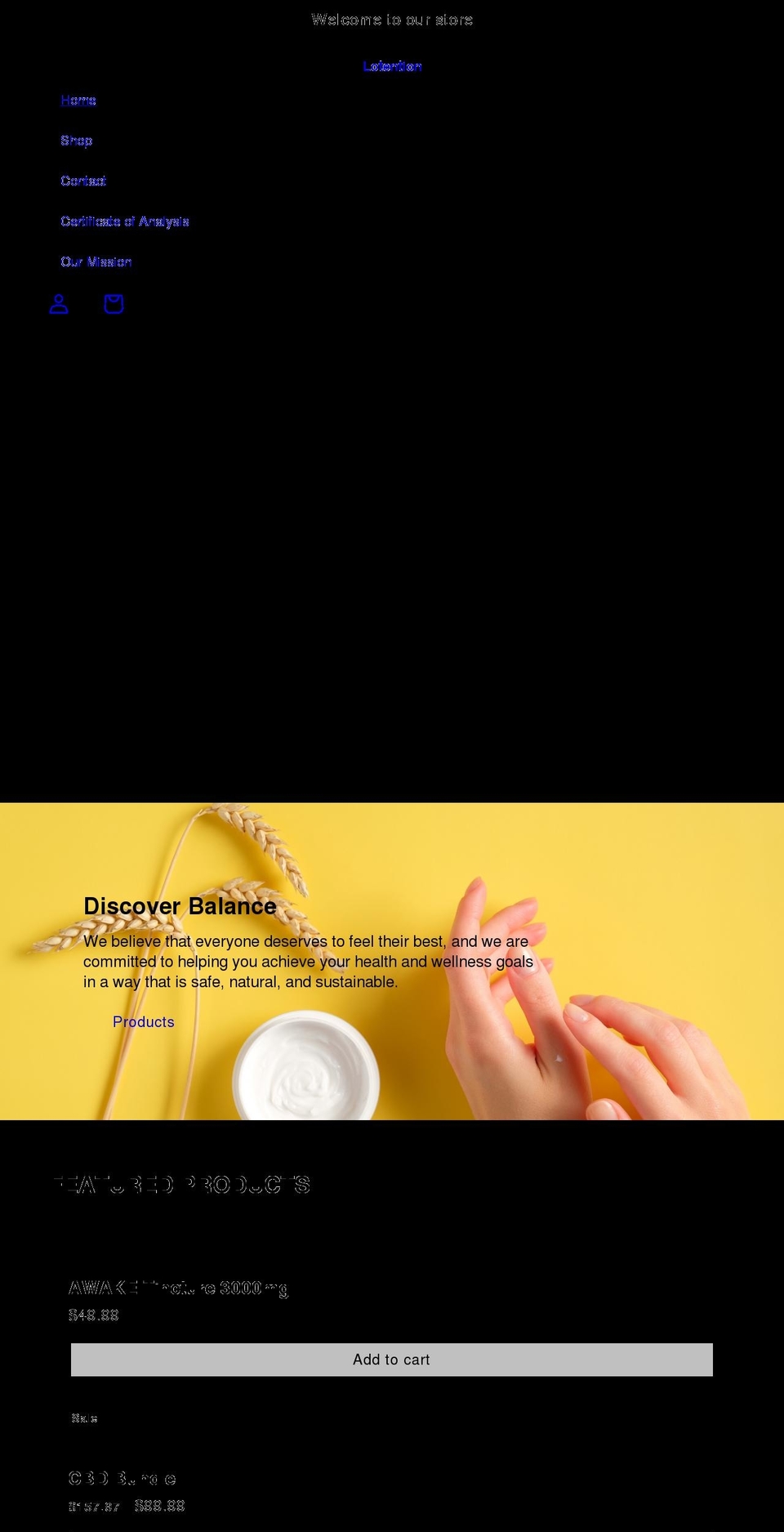 lotention.com shopify website screenshot