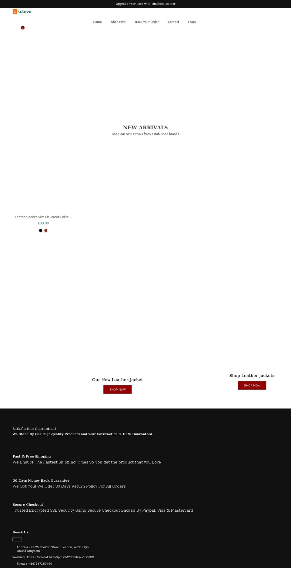 loteve.com shopify website screenshot