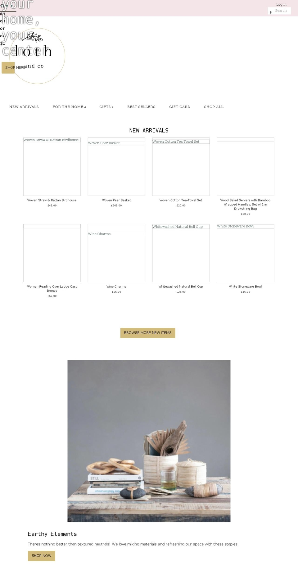 lothandco.com shopify website screenshot