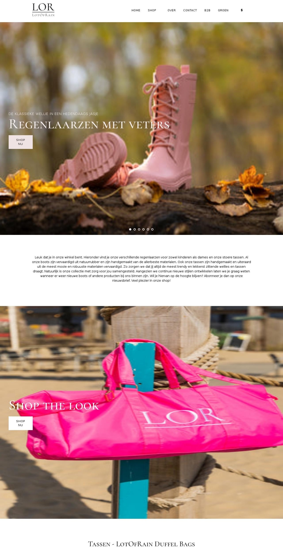 lotofrain.com shopify website screenshot