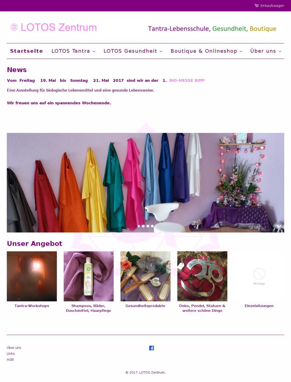 lotos-zentrum.ch shopify website screenshot