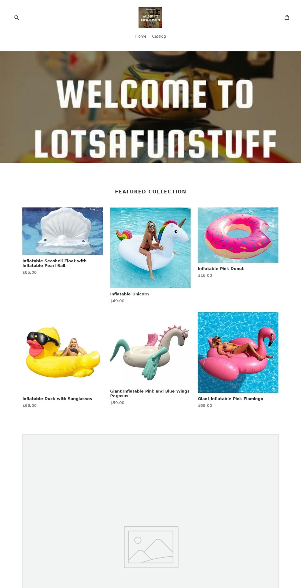 lotsafunstuff.com — Shopify storefront screenshot