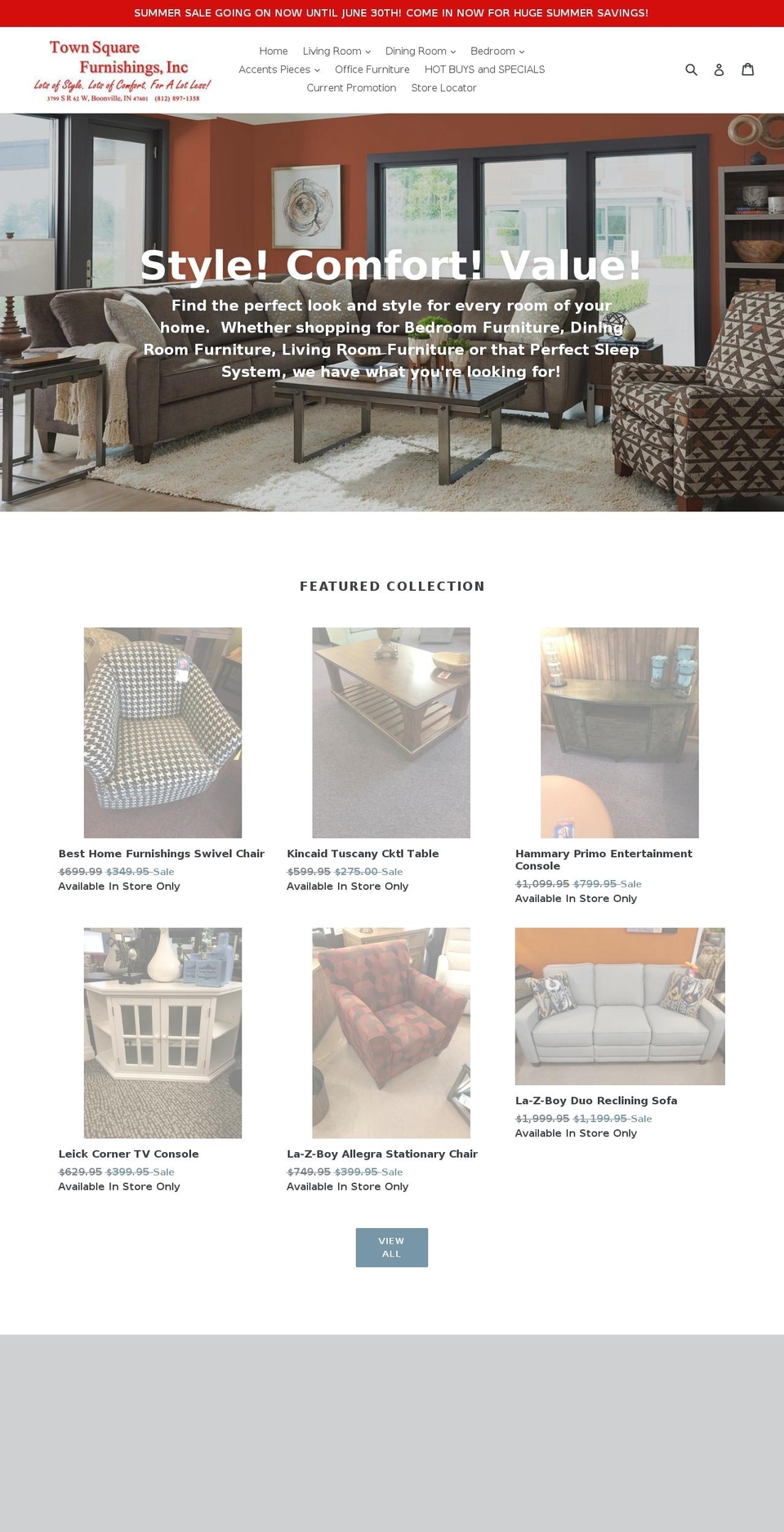 lotsofcomfort.com — Shopify storefront screenshot