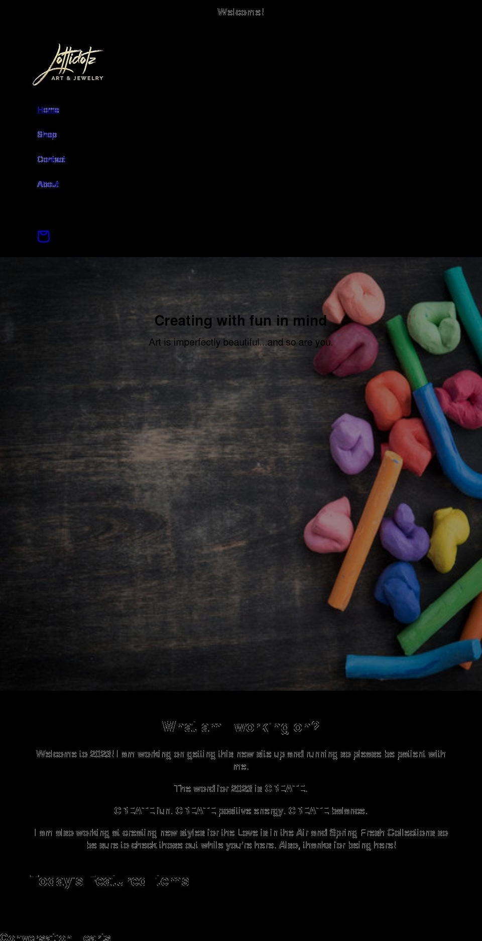 lottidotz.com shopify website screenshot