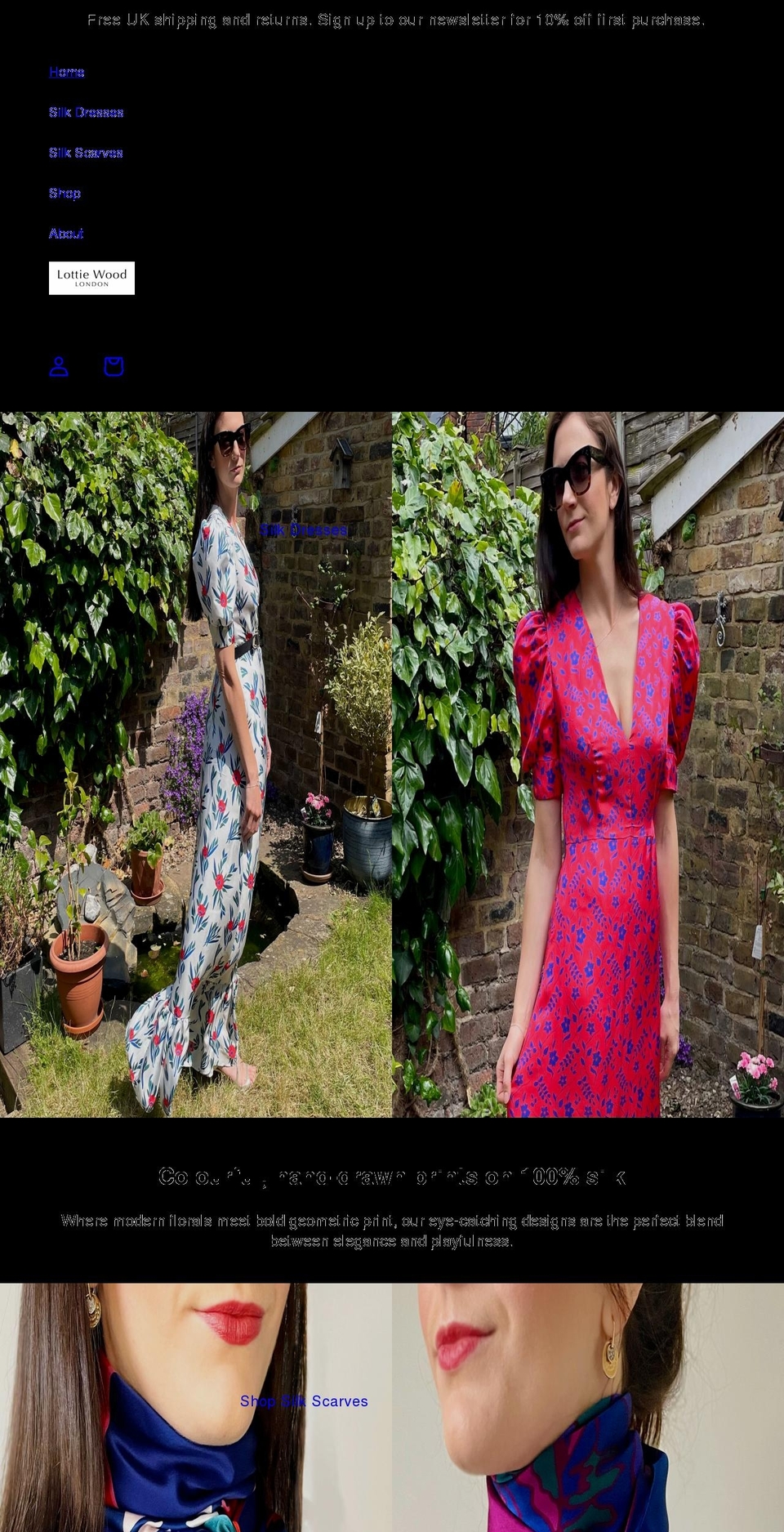 lottiewood.com shopify website screenshot