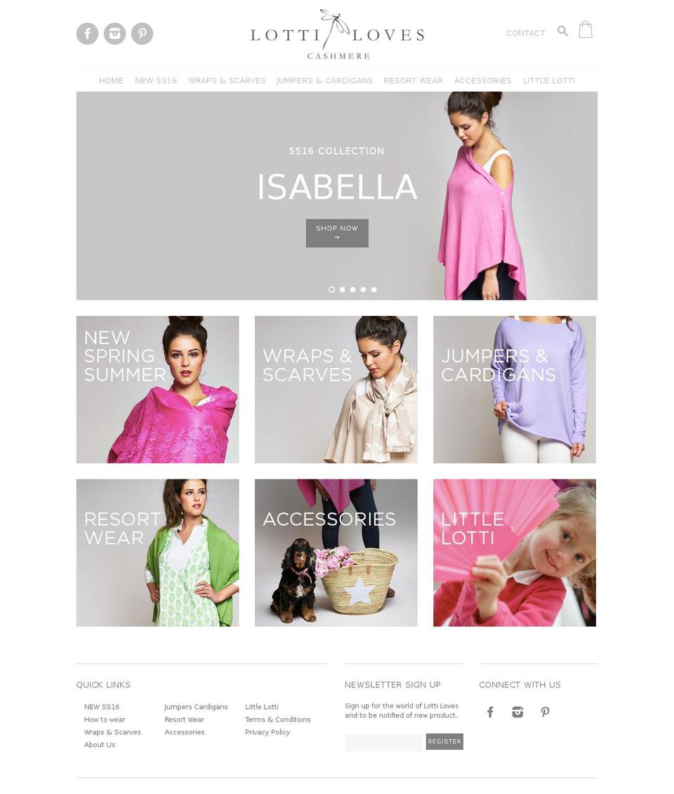 lottilovesboutique.com shopify website screenshot