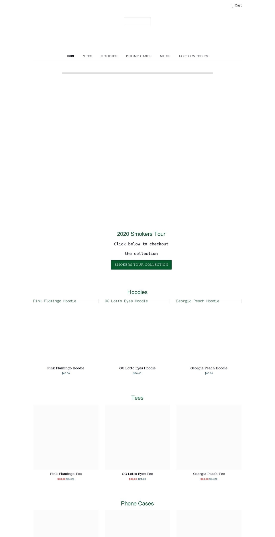 lottoweedbrand.com shopify website screenshot