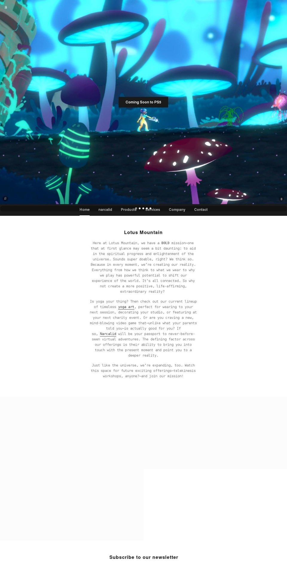 lotus-mountain.com shopify website screenshot