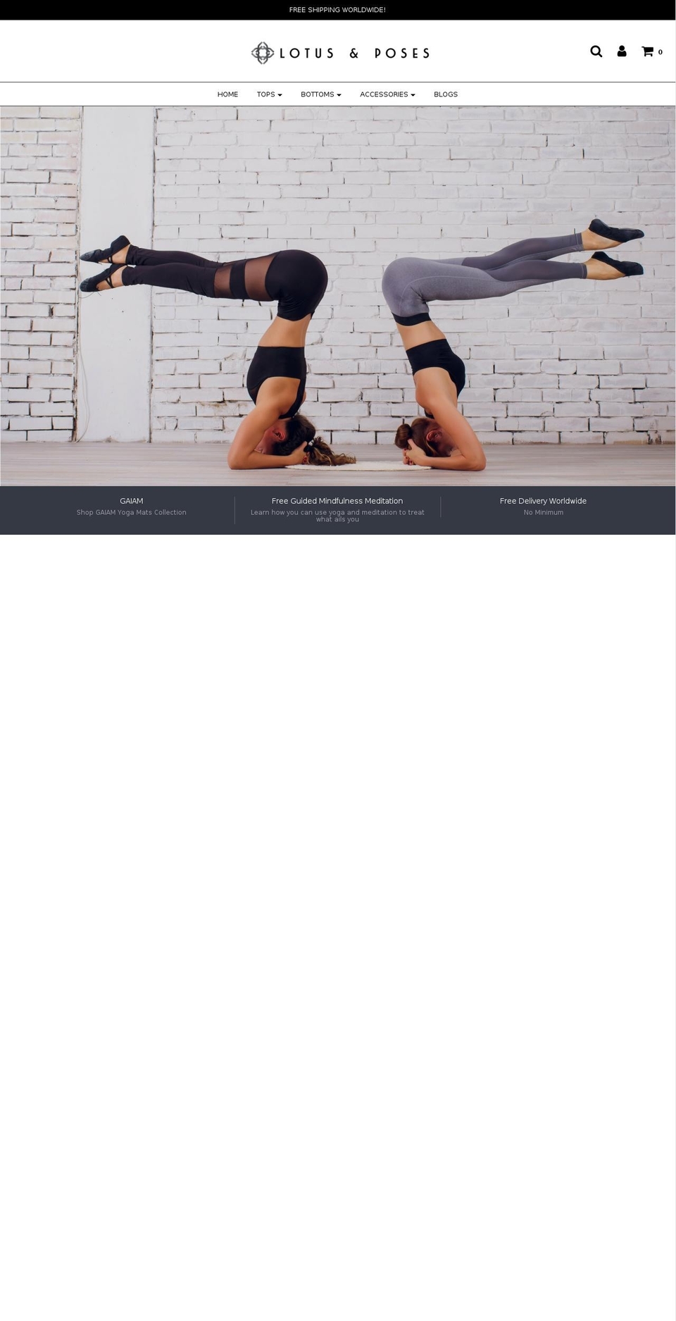 lotusandposes.com shopify website screenshot