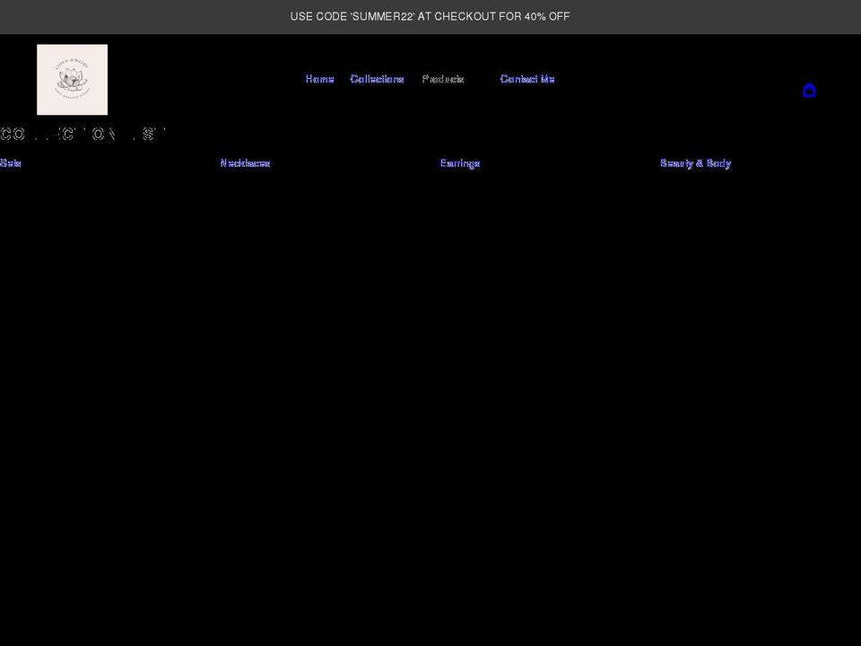 lotusjewelryshop.com shopify website screenshot