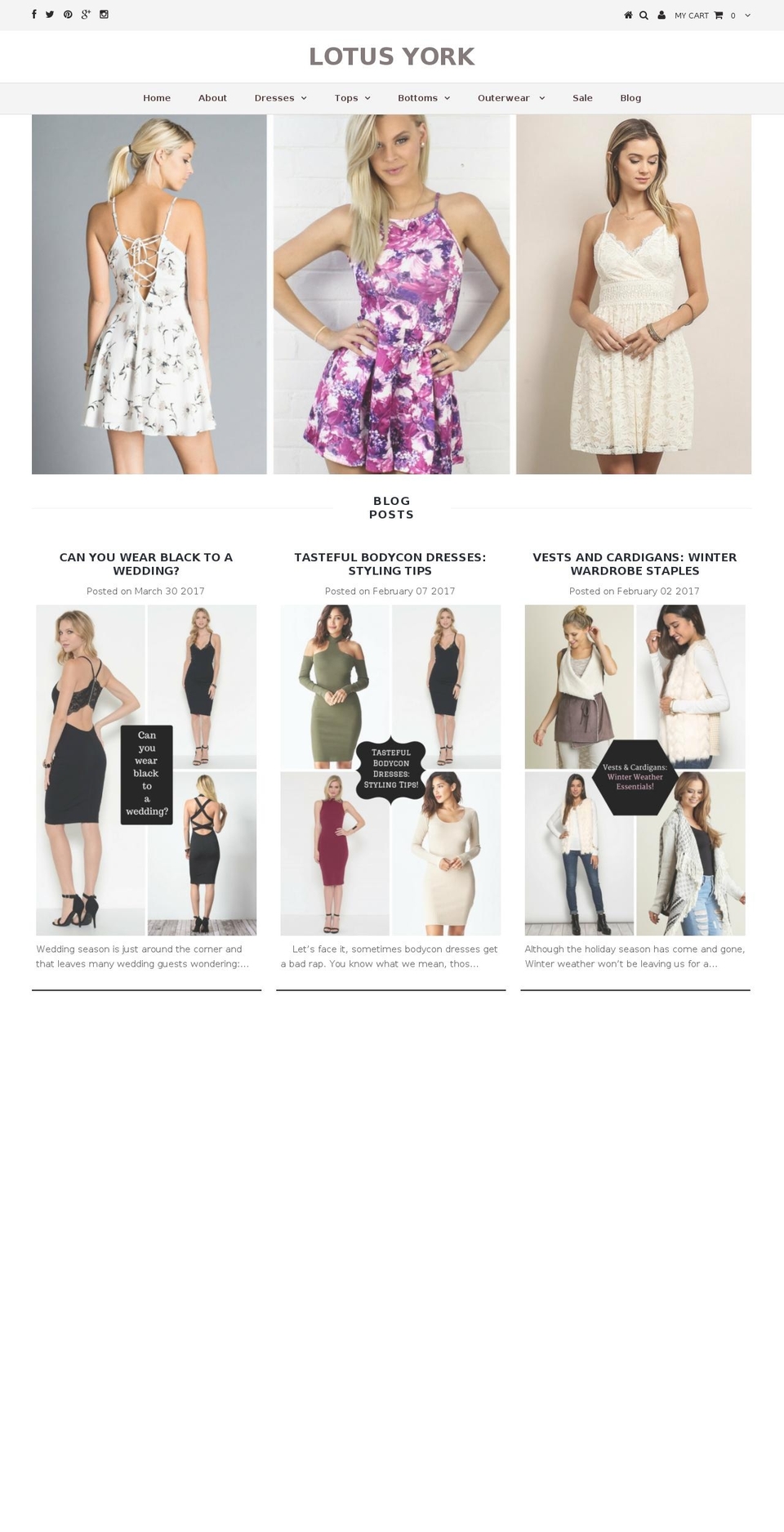 lotusyork.com shopify website screenshot
